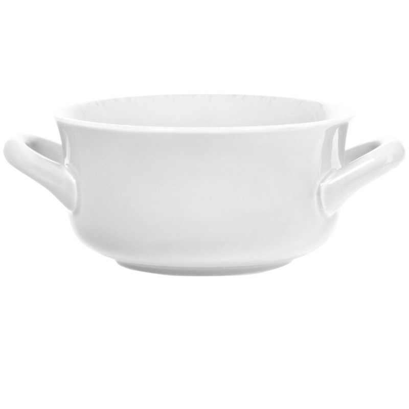 24oz White w/Handles
