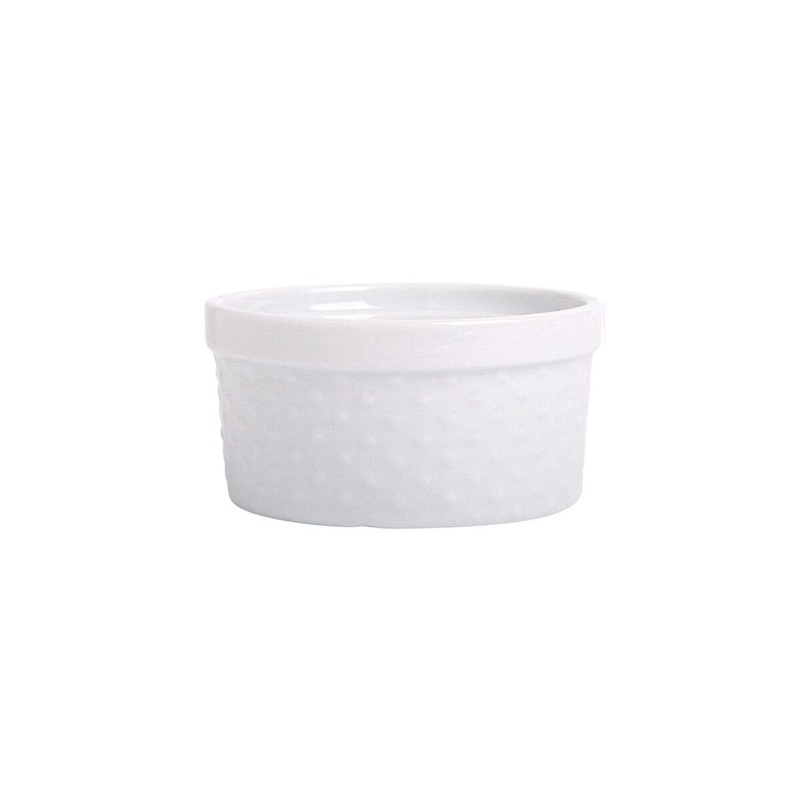 4 oz White Hobnail Ramekin