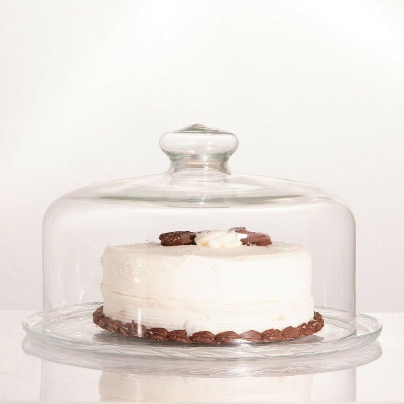 7.5" Covered Cake Plate