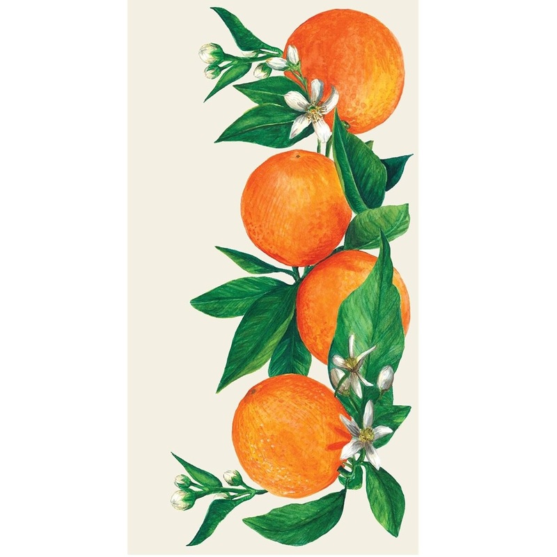 8.25x4.25 Orange Orchard Napkin
