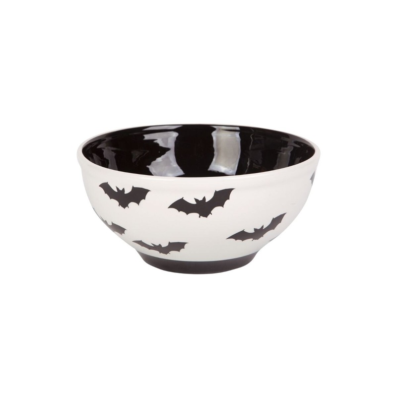 80 oz Flying Black Bats Serving Bowl
