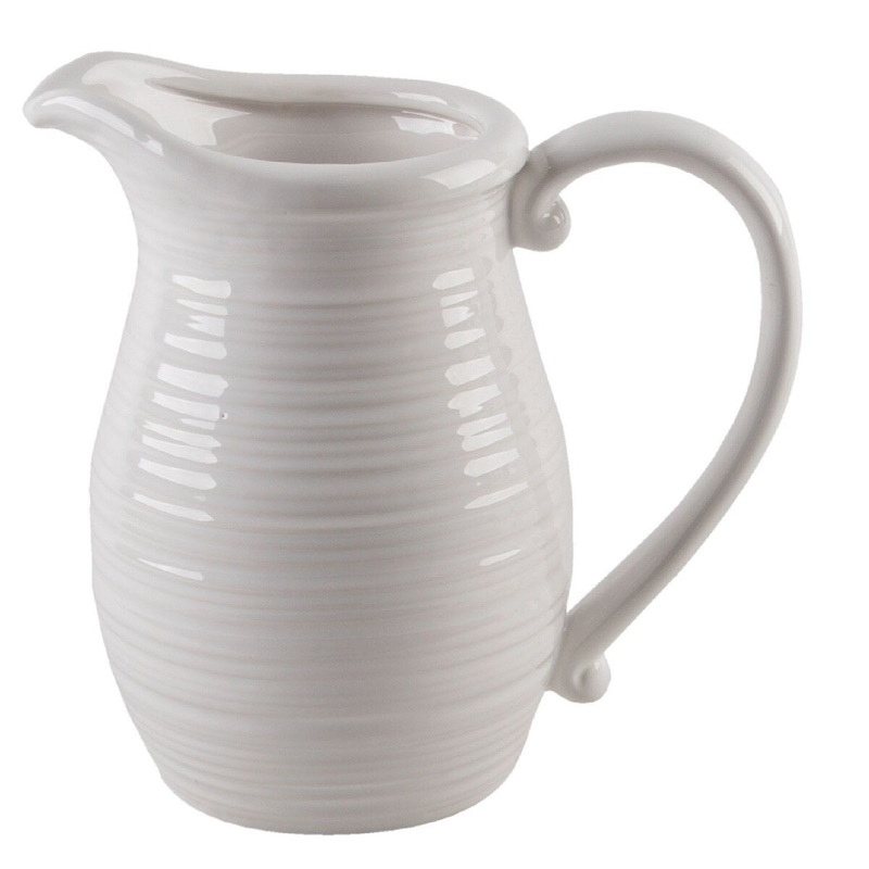 Ceramic Pottery-Style Pitcher - 60 Oz.