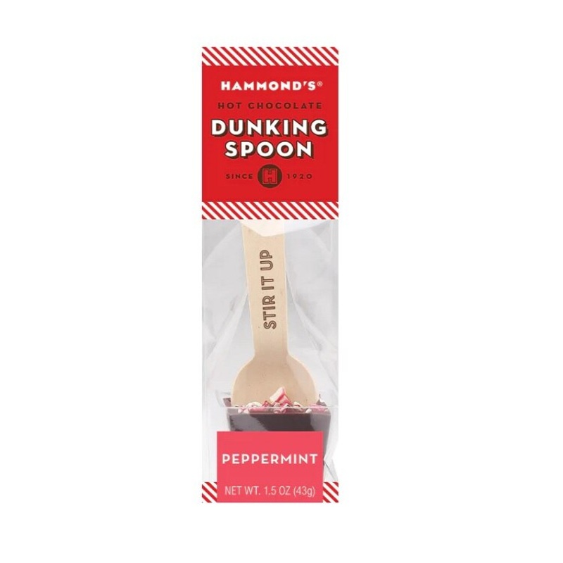 Dunking Spoons Natural Peppermint Dark Chocolate