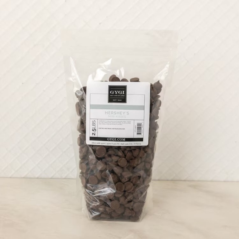 Mini Unwrapped Hershey Kisses - 2.5 Lb. Bag