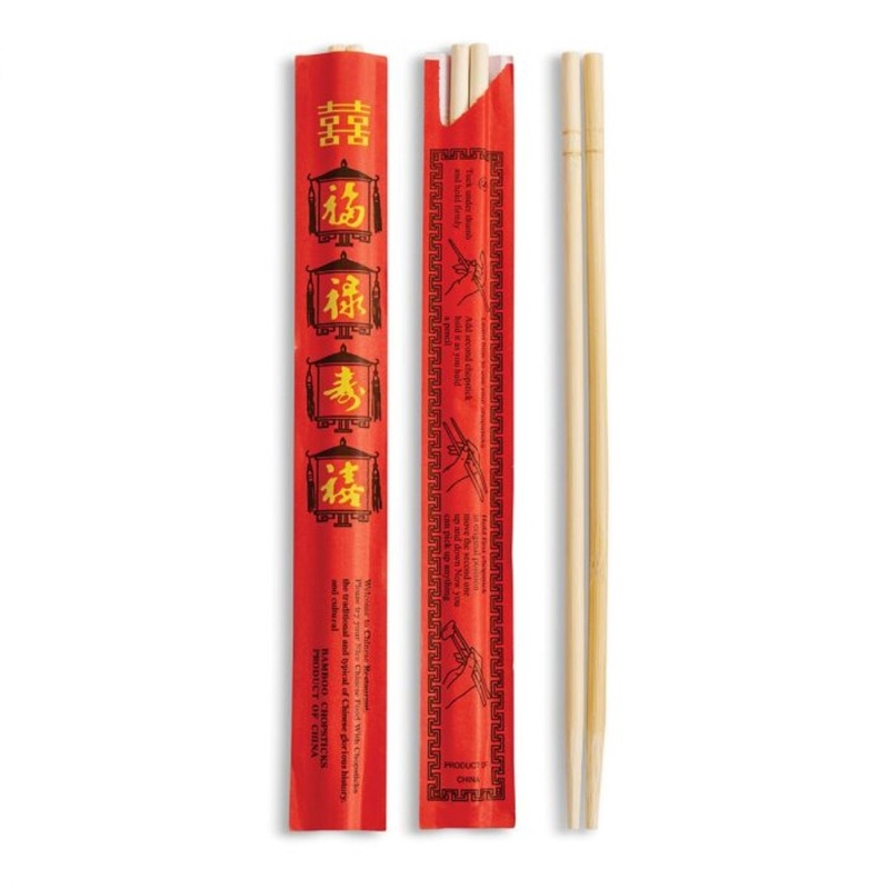 25 pairs Disposable Bamboo Chopsticks