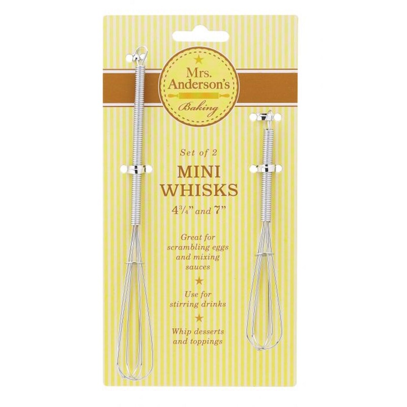 Mini Whisks - Set of 2