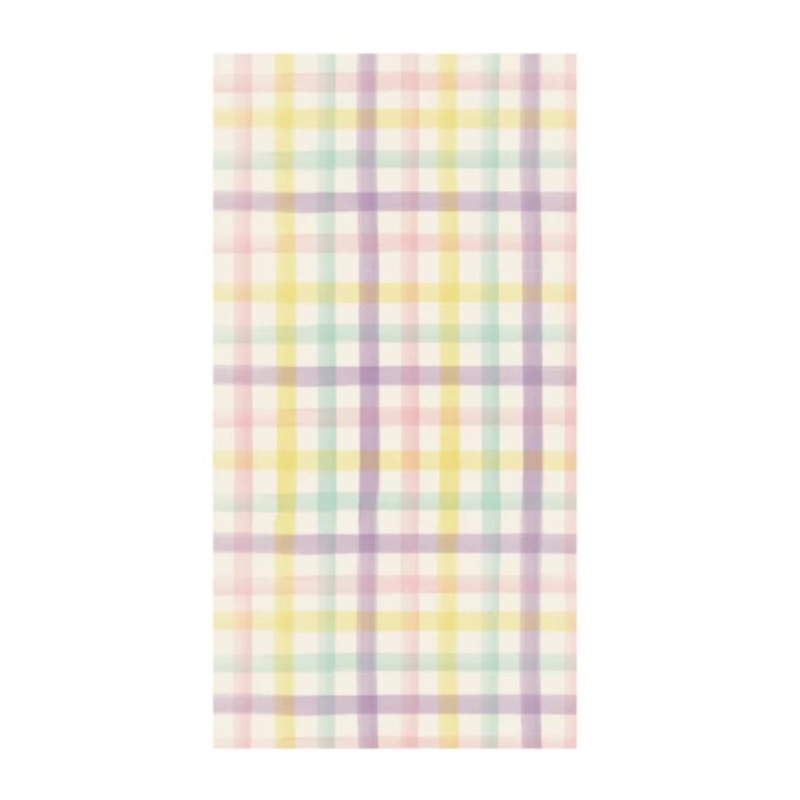 Spring Plaid Guest Napkin