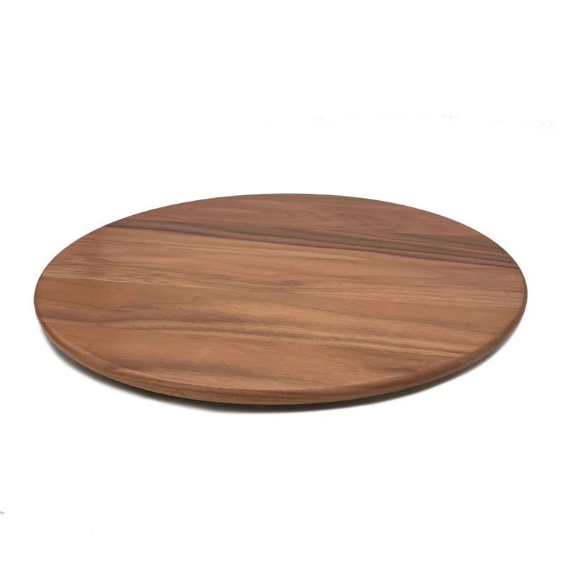 18" Walnut Lazy Susan