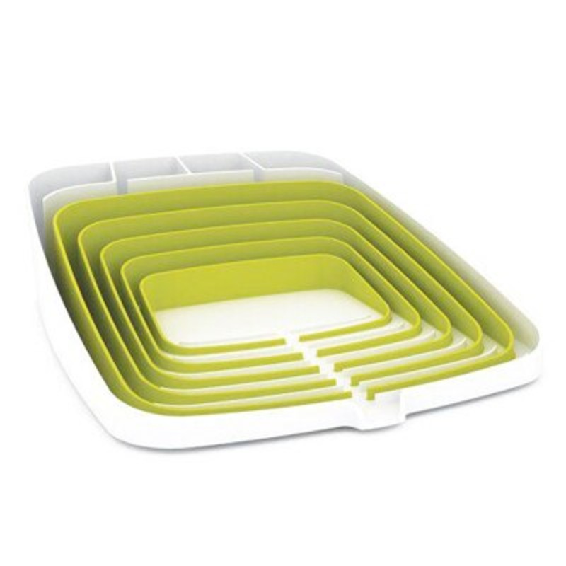 Arena Dish Drainer - White & Green