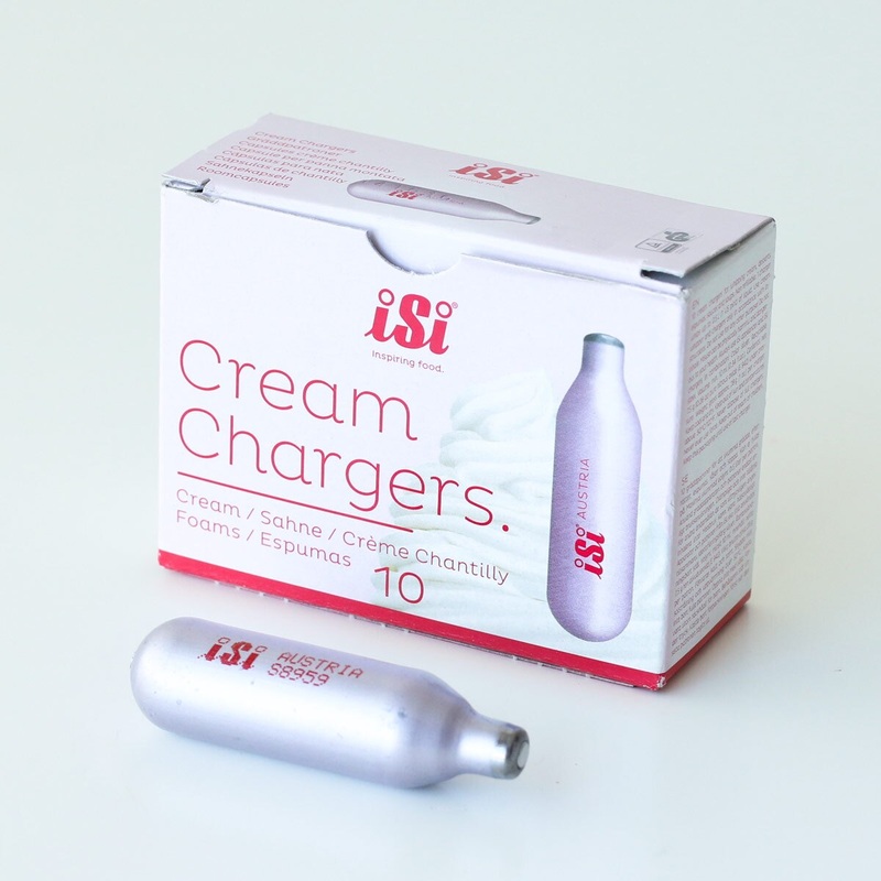 Cream Gas Cartridges