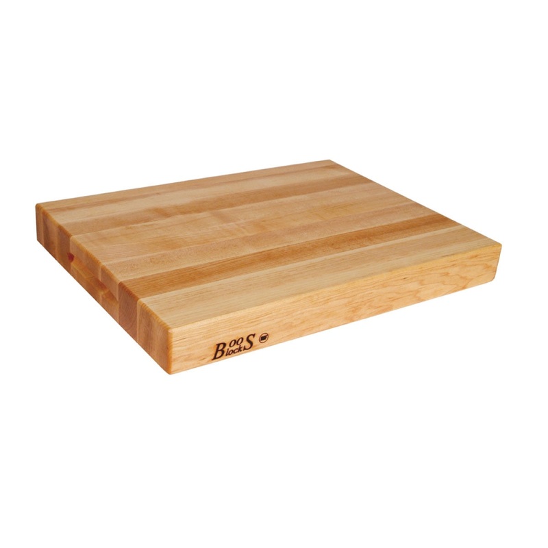 John Boos RA02-3 20" x 15" x 2-1/4" Maple Cutting Board