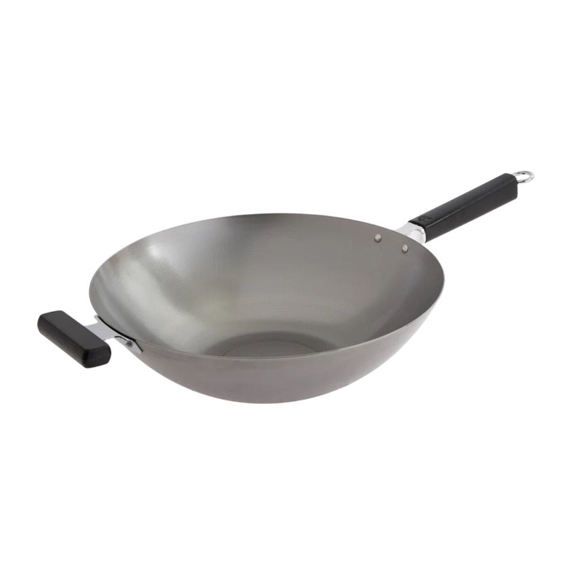 14" Carbon Steel Wok W/Phenolic Handles