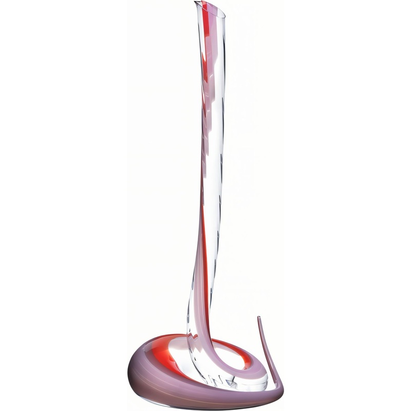 Riedel - Red and Pink Cobra Decanter - Limited Edition - 1950/25RP