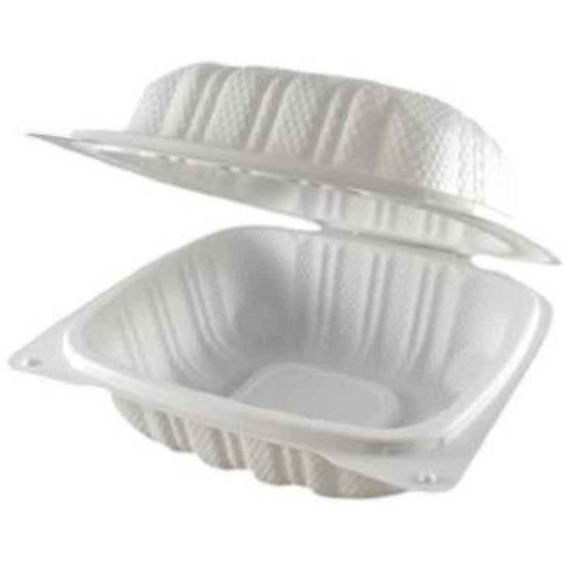 5" x 5" MFPP Hinged Container, 250/Cs - LRCEP51