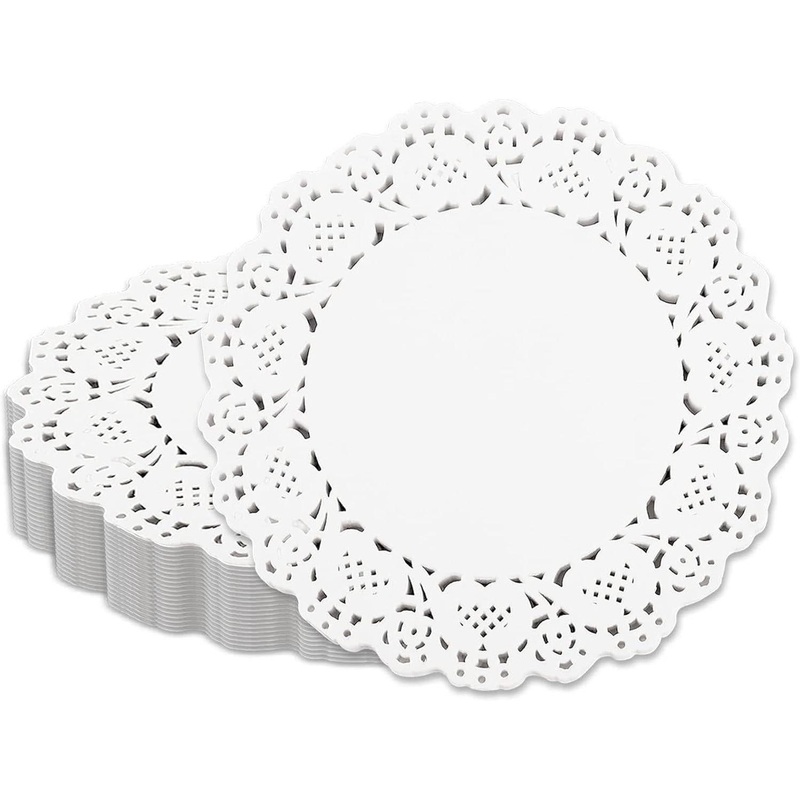 511 Foodservice - 4" Round Lace Doilies, 1000/Pk - 320110