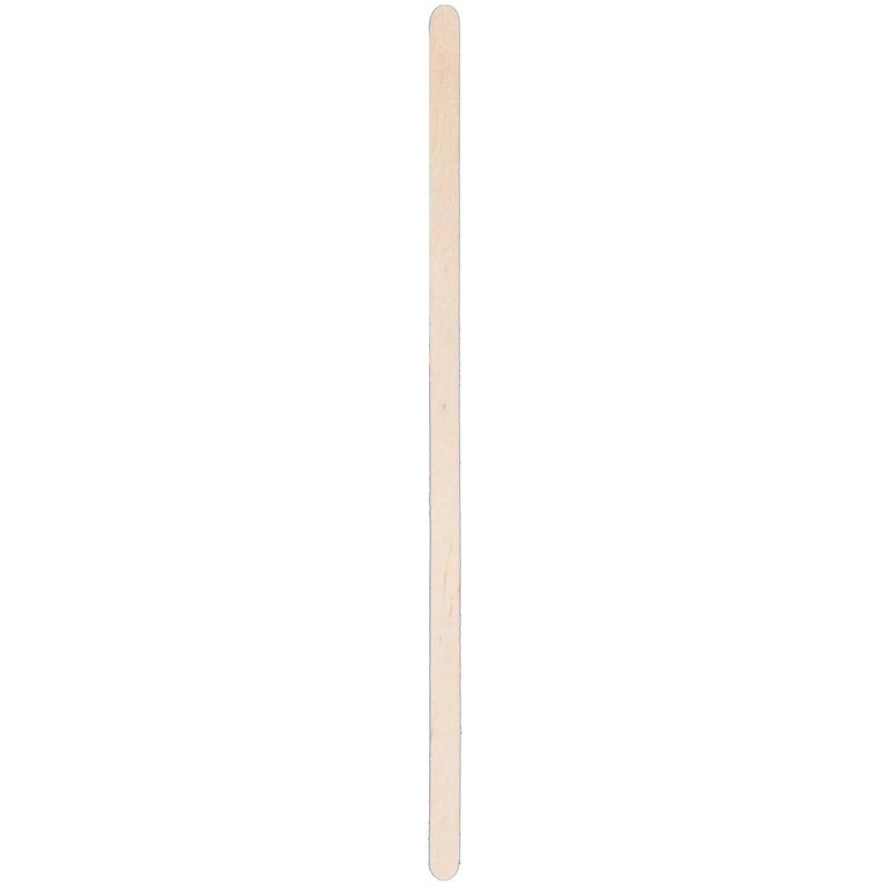 511 Foodservice - 5.5" Wooden Round End Coffee Stirrers, 1000/bx - 470560