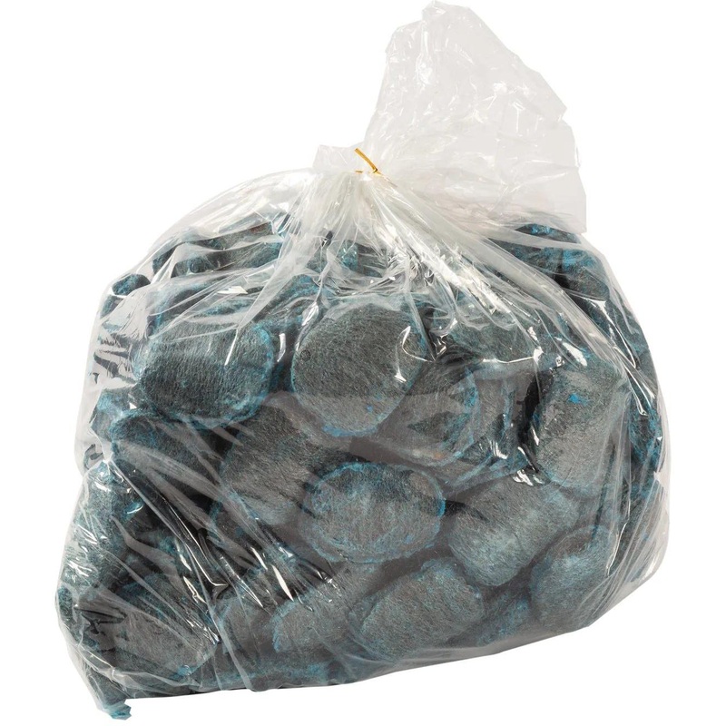 511 Foodservice - Steel Soap Pad Wool 10gm Blue SOS Type, 10/Pk - 422010