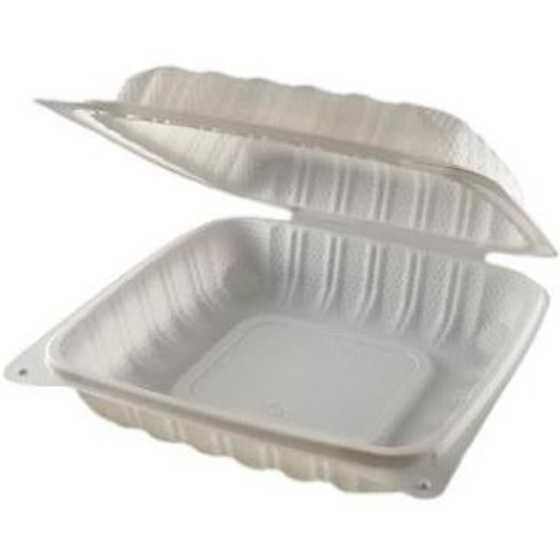 7" x 7" MFPP Hinged Container, 150pcs/Cs - LRCEP71