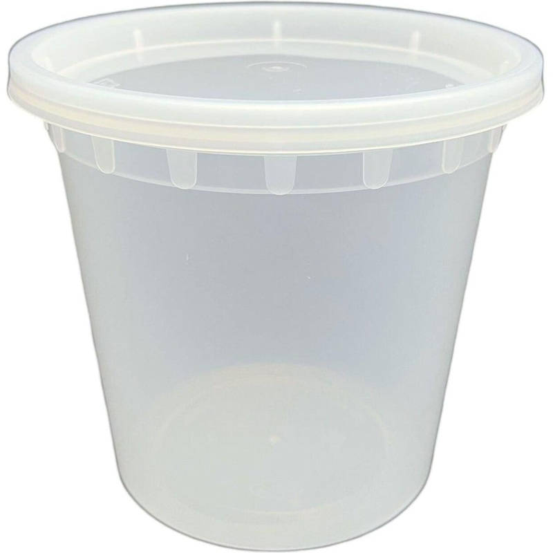 8" x 8" White MFPP Hinged Container, 150Pcs/Cs - PCMSLPP801