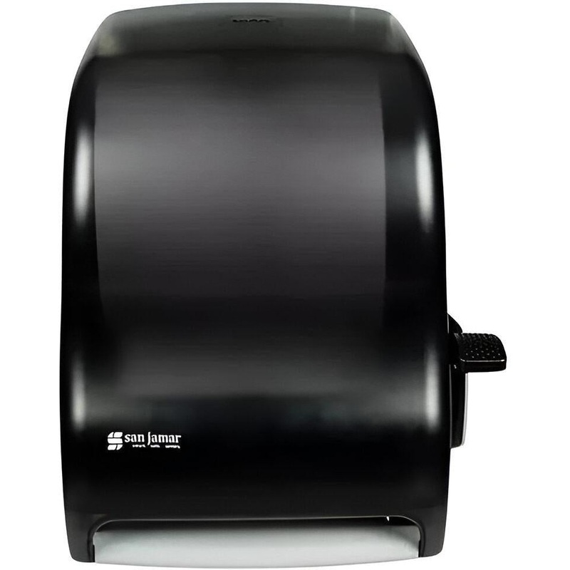 Cascades Tissue Group - Black Universal Mechanical No-Touch Roll Towel Dispenser - CASDH740