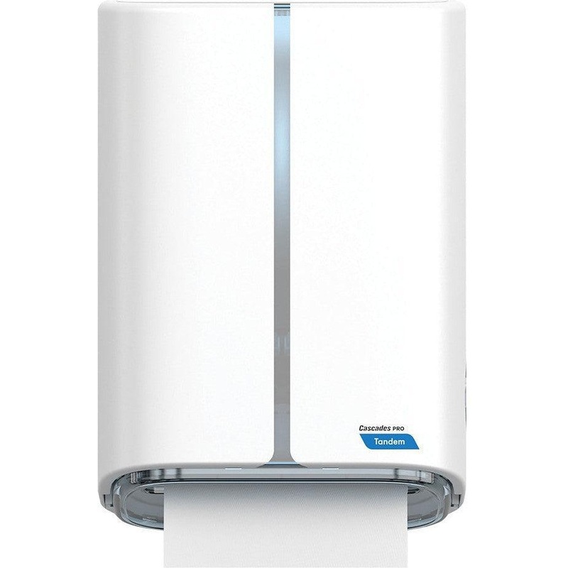 Cascades Tissue Group - White Tandem Autocut Towel Dispenser Each - C345