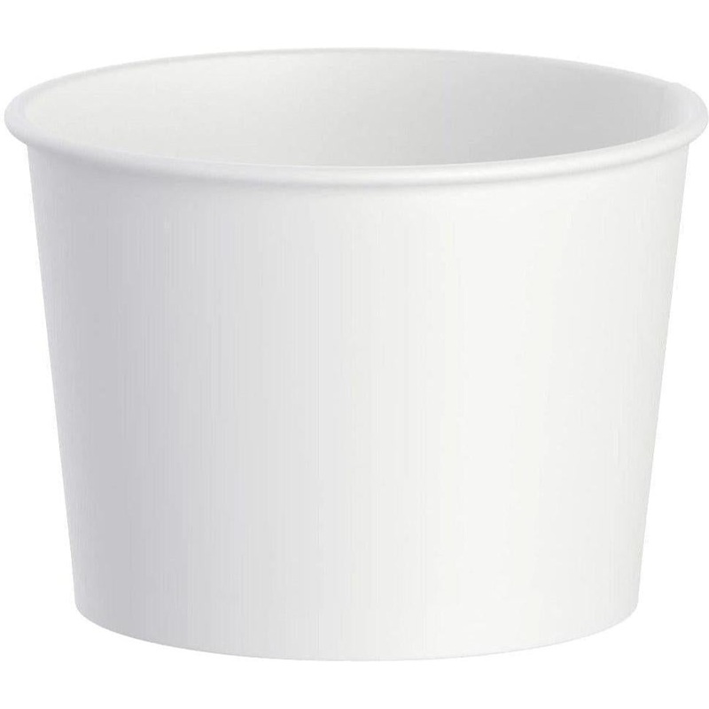 Dart Container - 10 Oz DSP White Paper Food Container, 1000/Cs - 29546482
