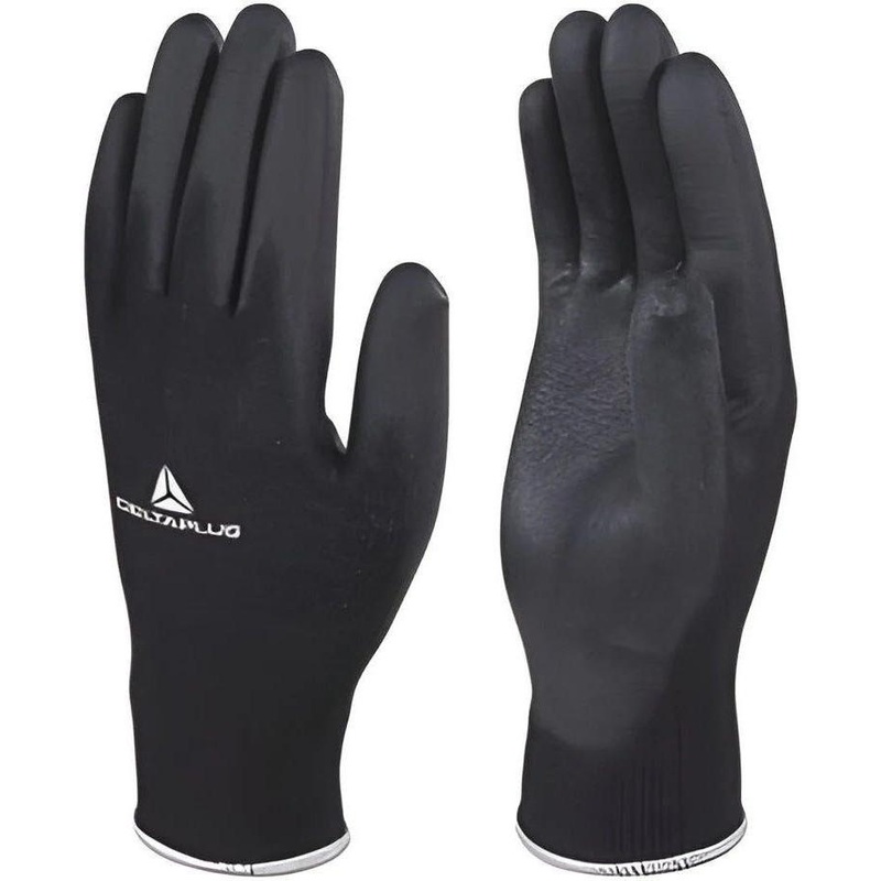 Degil Safety - #7 Black Polyester Knitted Gloves, 1 Pair - DPPVE702PN07