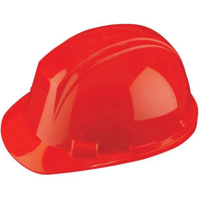 Dynamic Safety - Red Whistler Hard Hat With Dynamic Ratchet, 12/Cs - DYNHP241R05