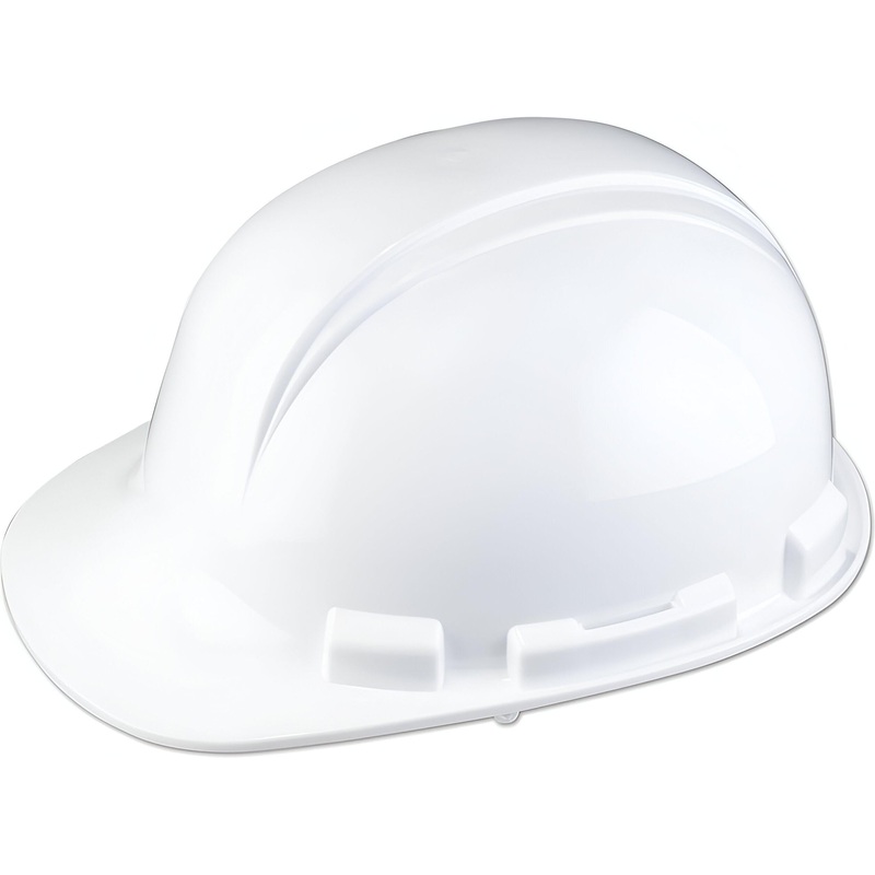 Dynamic Safety - White Whistler Hard Hat With Dynamic Ratchet, 12/Cs - DYNHP241R01