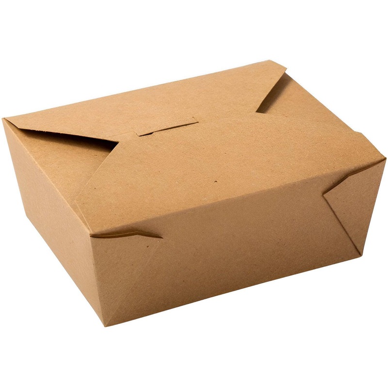 EB Box - #1 Kraft PamPak Take Out Container, 450/Cs - EB5913AECO