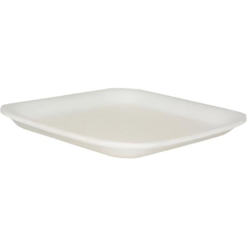 ProAmpac - 1" White Foam Tray 1000/Cs - 2010010W00