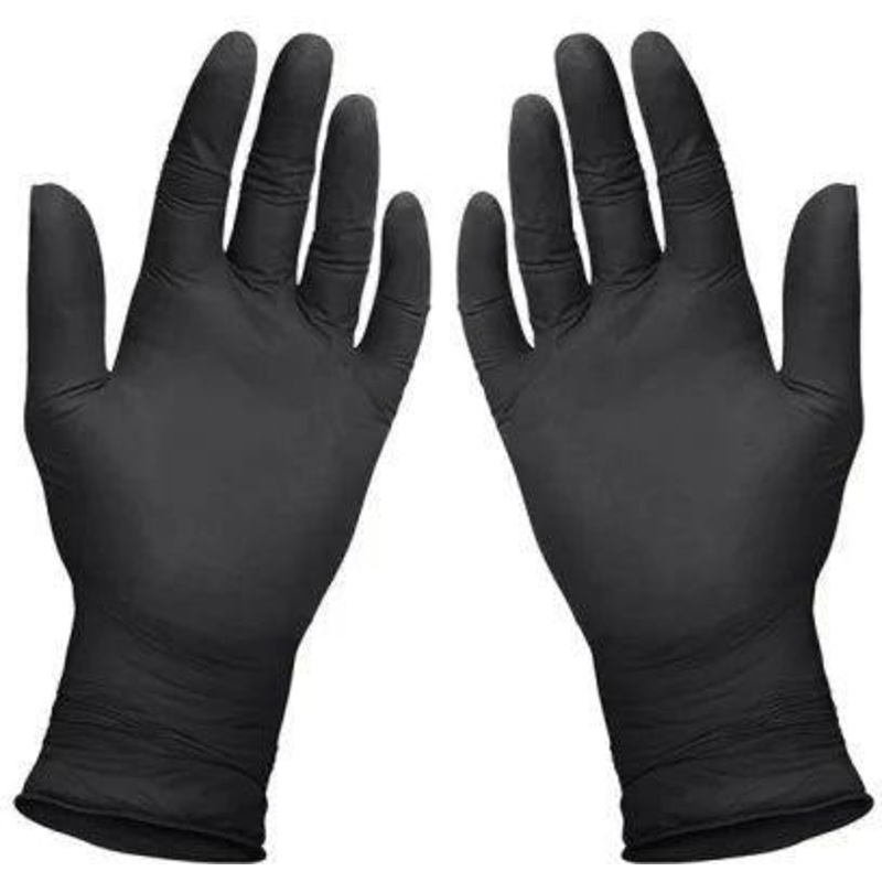 Latoplast - Medium Black 5 Mil Nitrile Gloves, 1000/Cs - LTP00777702TP