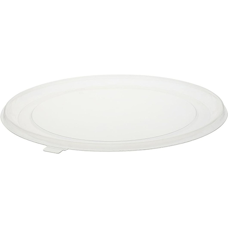 Pactiv Evergreen - 12" Round PET Clear Catering Tray, 50/Cs - YNLP12BC