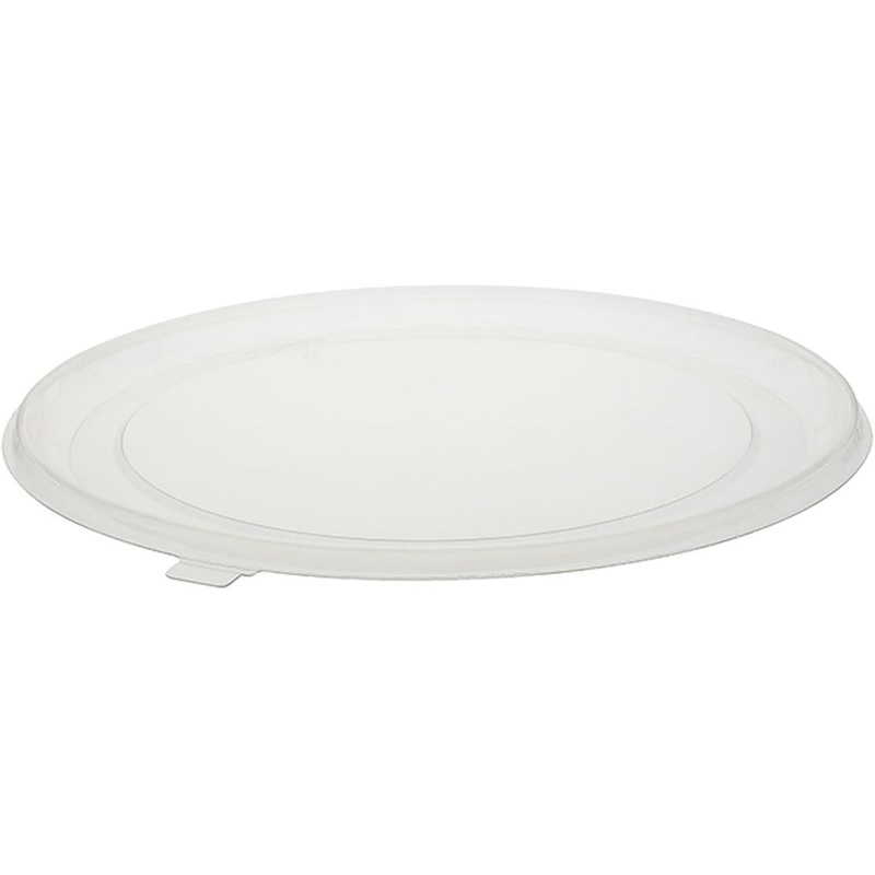 Pactiv Evergreen - 16" Round PET Clear Catering Tray, 50/Cs - YNLP16BC