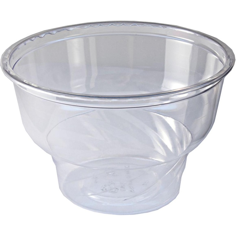 Pactiv Evergreen - 8 Oz Clear Plastic Dessert Container with Fits lid 9506016 and 9506014, 1000/Cs - FAB9506004