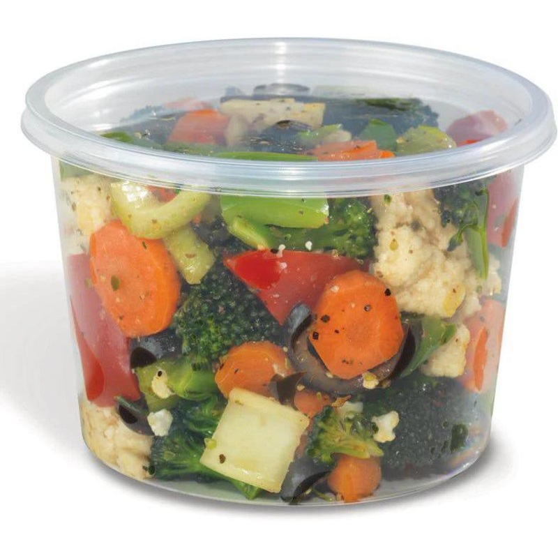Placon - 16 Oz Clear Deli Container, 500/Cs - 235130