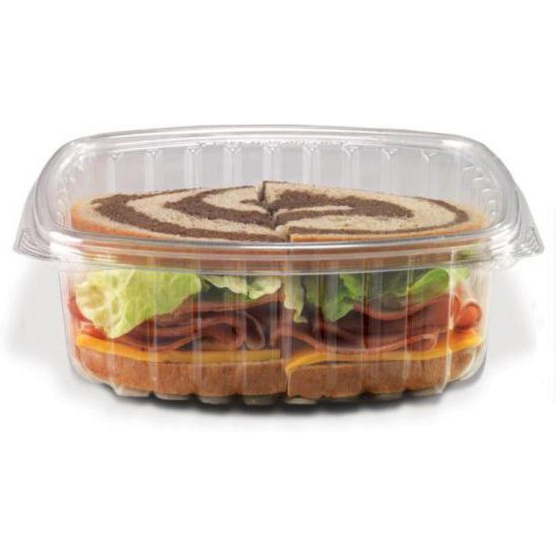 Placon - 32 Oz Crystal Seal Hinged Container, 200/Cs - 235915