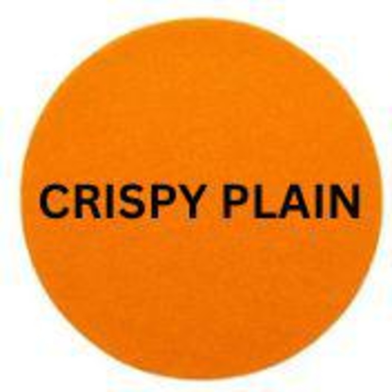 Precision Label & Tag - 3" Orange Circle CRISPY PLAIN Label, 1000/rl - LAB1863