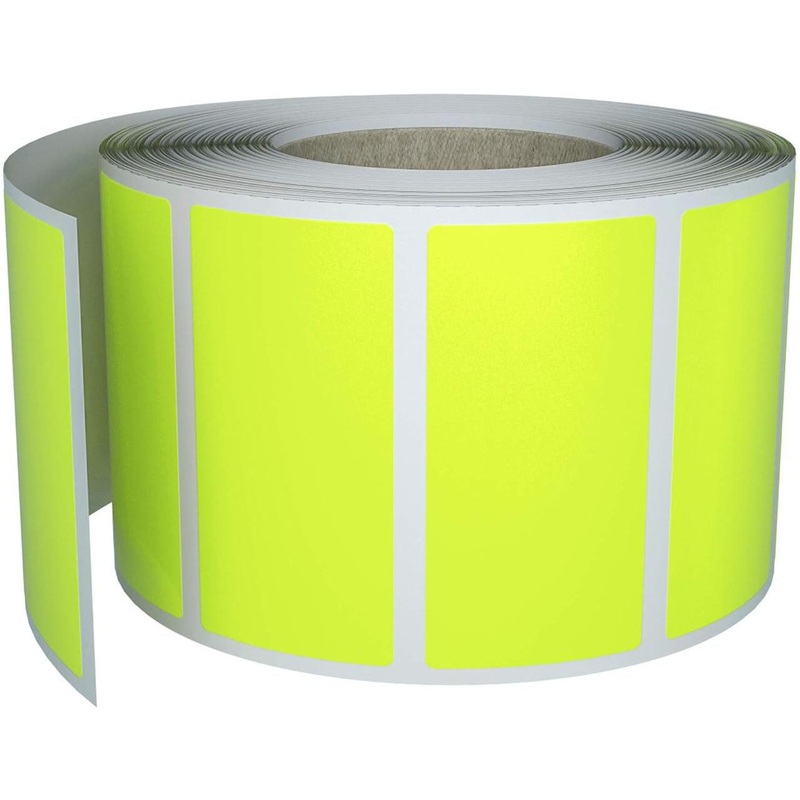 Precision Label & Tag - Green and Yellow Rectangle DELICIOUS PRODUCE FRESH Label, 1000/rl - LAB1880