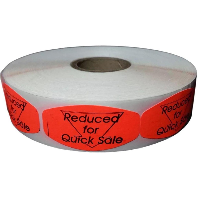Precision Label & Tag - Reduced For Quick Sale Label, 1000/Roll - 360210