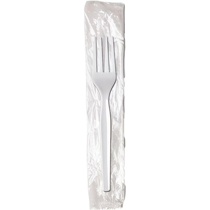 R J Schinner - White Empress Medium Wrapped Fork, 1000/Cs - EMPE178001