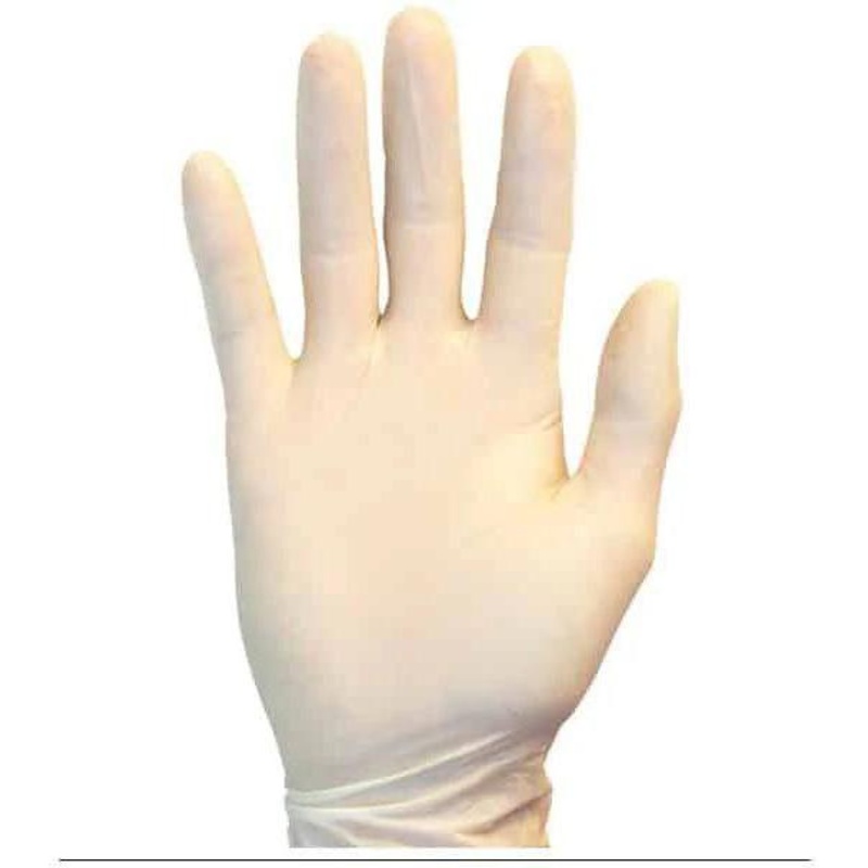 Ralston CanSafe - SafetyZone 4 mil Small Powder Free Latex Glove, 100/bx - TSZGRPRSM1T