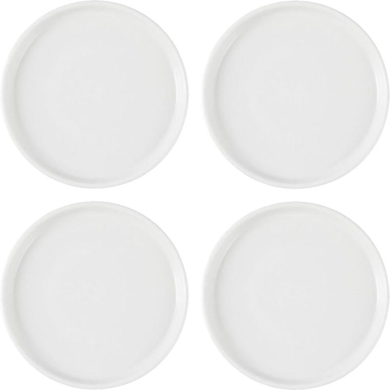 Fortessa - 10.75" Sound White Plate Lid, Pack of 4 - 6900.WHT.1178