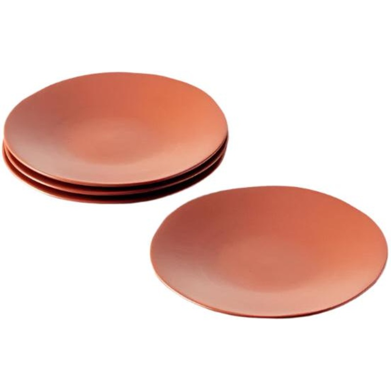 Fortessa - Heirloom 8" Terracotta Salad Plate, Pack of 4 - STN.8000.9.02