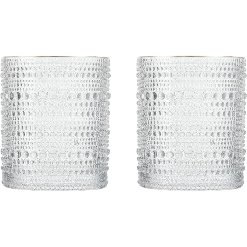 Fortessa - Jupiter 10 Oz Clear Double Old Fashioned Glass, Pack of 2 - JUPITERCL.2.04