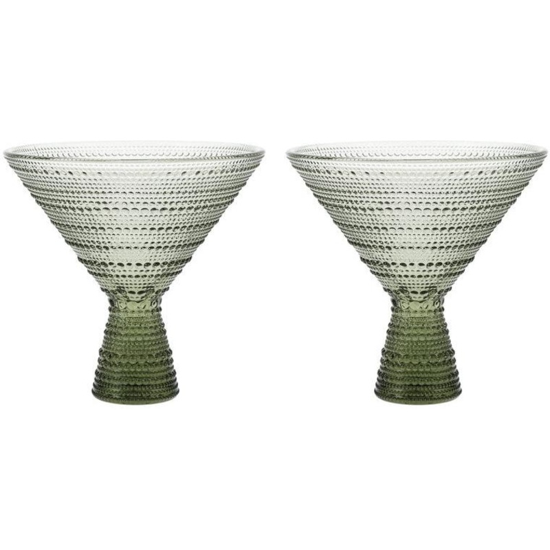 Fortessa - Jupiter 11.5 Oz Smoke Gray Martini Glass, Pack of 2 - JUPITERSM.2.06