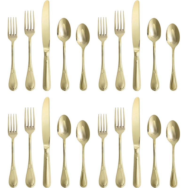 Fortessa - Savoy Gold 20 Pc Flatware Set - 5PPS-2109-20PC