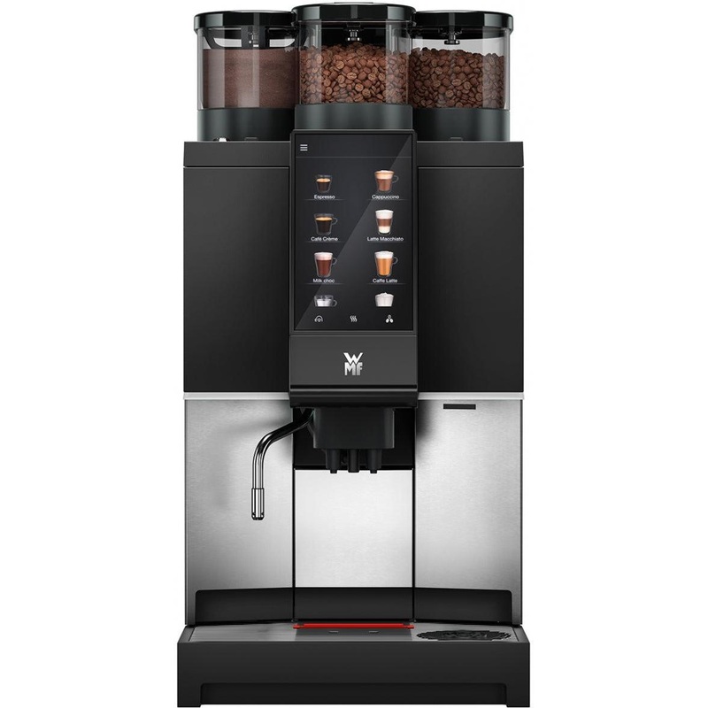 WMF - 1300S Coffee Machine 1 Step with 2 Grinders and 1 Powder Hopper - 1313505085