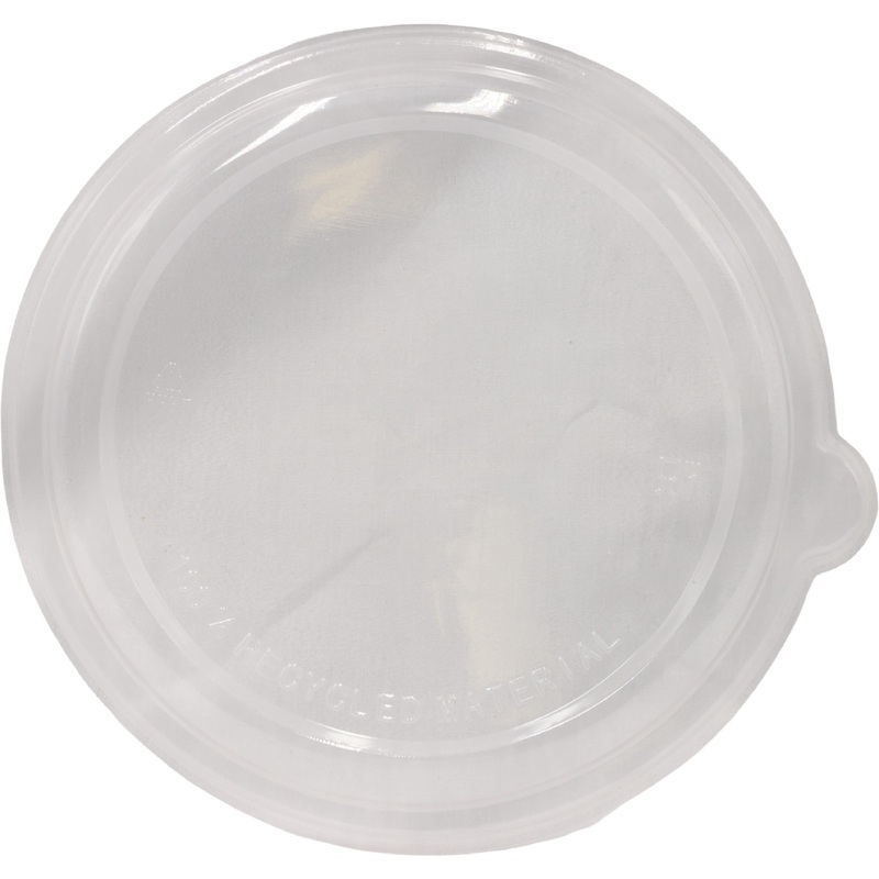 RiteEarth - Low Dome PET Lid for 8500 Bowls, 300/cs, 75/pk, 4pk/cs - BL85LD