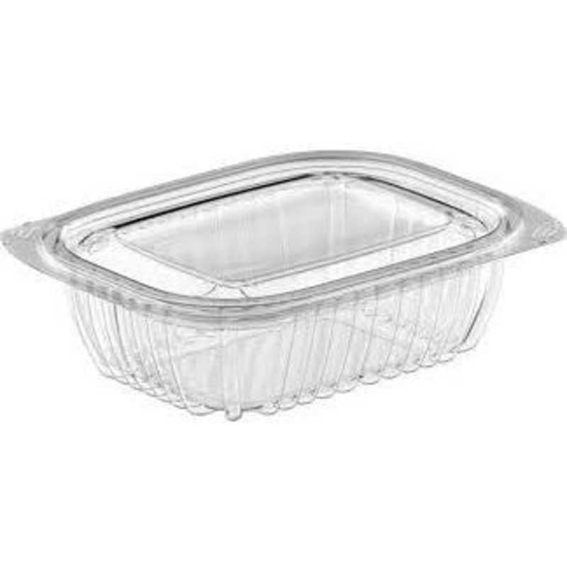 RitePak - Hinged PET Produce Container with No Top Vent Holes, 600/cs, 585cs/TL - HC400